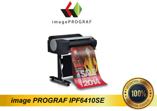 Canon ImagePROGRAF IPF6410 is a A2 A1 plotter, 24 inch printer with 6 colour ink printer