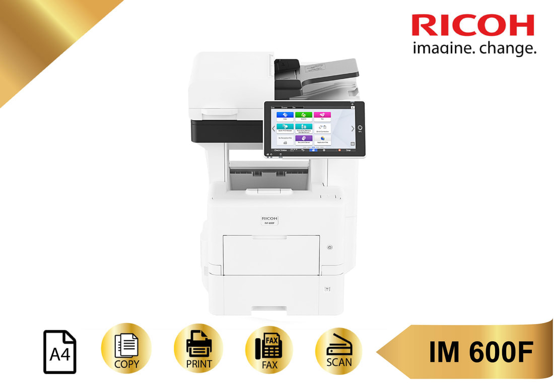 High Speed A4 Photocopy Machine Black & White Printer Ricoh IM600F