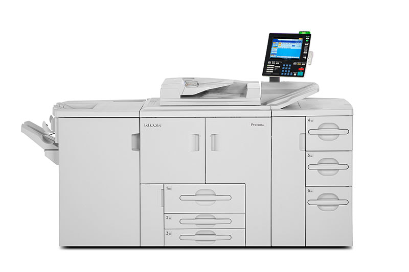 ricoh pro907 black and white digital printing press