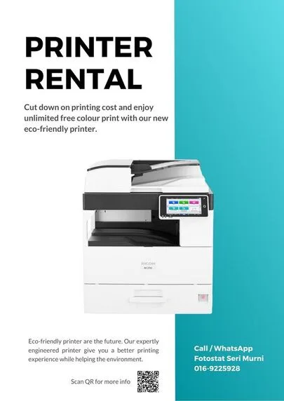 Rent Printer Kuantan, Pekan, Gambang, Mentakab, Temerloh, Jerantut, Rompin