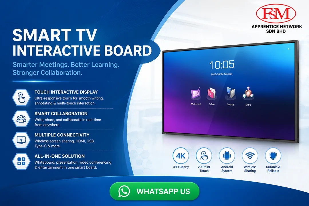 Horion 65M3AG2 65 inch 4K Commercial Interactive Flat Panel Display at Fotostat Seri Murni Ara Damansara Showroom