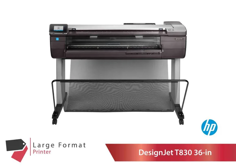 HP DesignJet T830 is a A0 Printer, A0 Scanner, A0 Photostat Machine