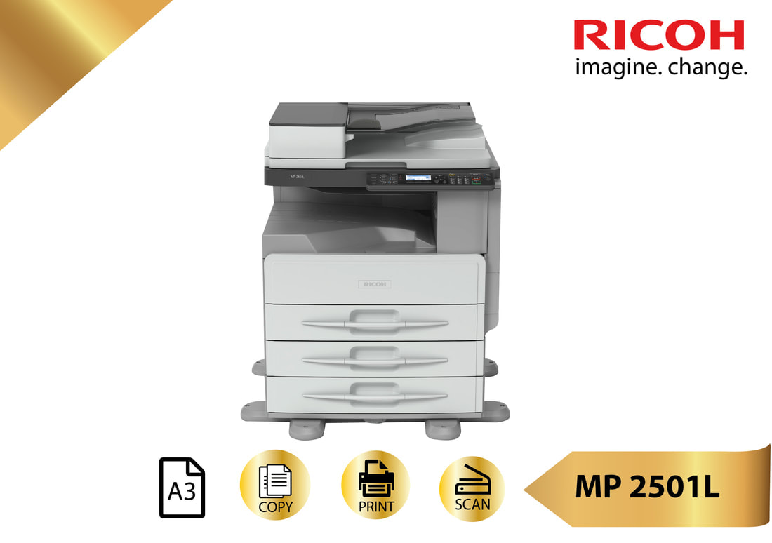 Sewaan Mesin Penyalin Hitam Putih Ricoh MP2501L 