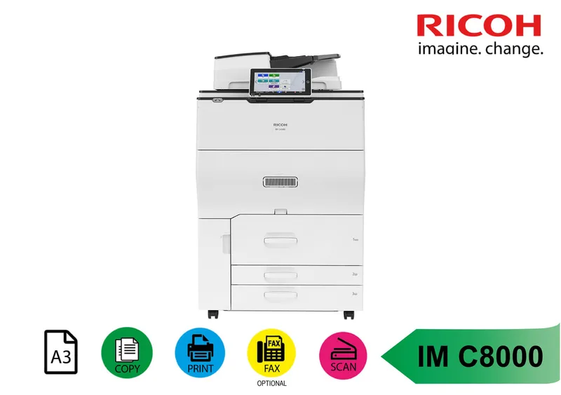 Ricoh IMC8000 Colour Photocopier Machine