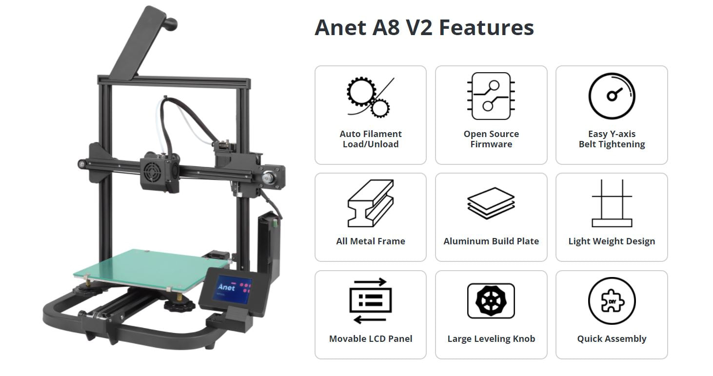 3D Printer Anet A8 V2