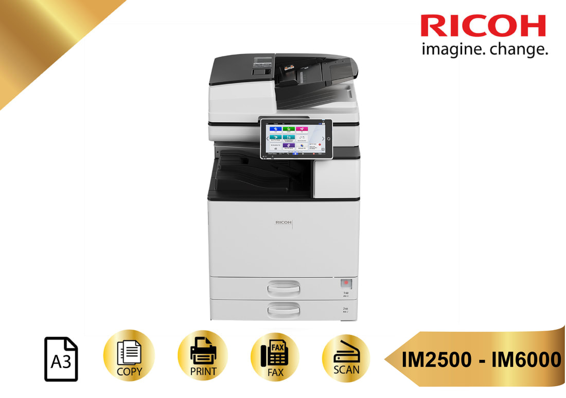 Black and White Photocopy Machine Ricoh IM2500, IM3000, IM3500, IM4500, IM6000