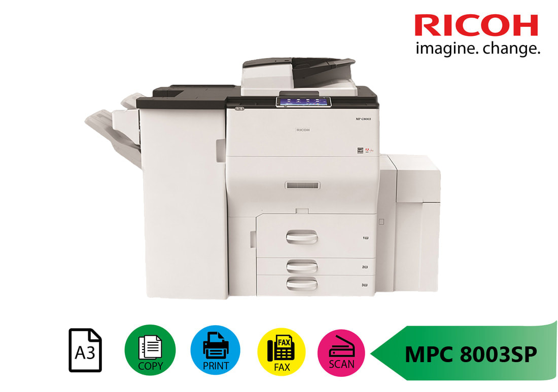 Ricoh MPC8003SP Heavy Duty Colour Photocopy Machine