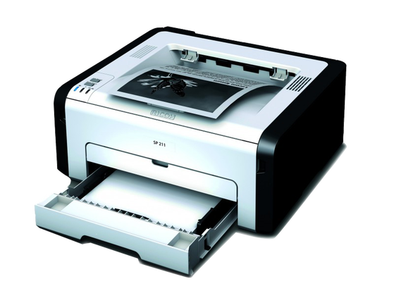 Small A4 Laser Printer Fast Print Ricoh SP211