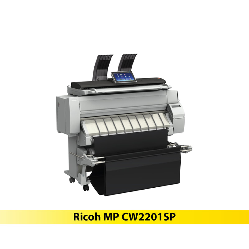 A1 A0 Size Colour Photostat Machine Printer Scanner Ricoh MPCW2201SP